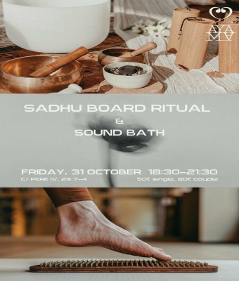 Sadhu Board & Sound Bath Ritual en Barcelona