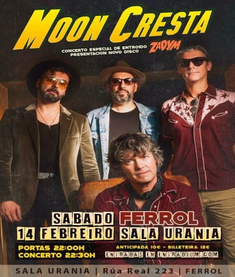 MOON CRESTA @Sala Urania (Ferrol) en Coruña, A