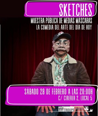 SKETCHES DE MEDIAS MÁSCARAS. MUESTRA DE FINAL DE CURSO. en Balears, Illes