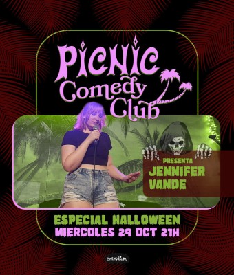 Picnic Comedy Club especial Halloween presentado por Jeniffer Vande en Madrid
