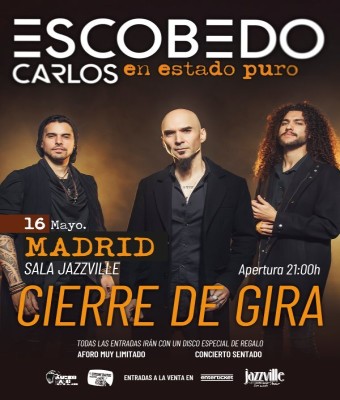 Fin de gira Carlos Escobedo en Madrid (3ª sesión)