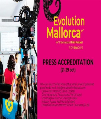 Evolution Press Accreditation - Mallorca Film Festival (21-29/10/25) en Palma de Mallorca