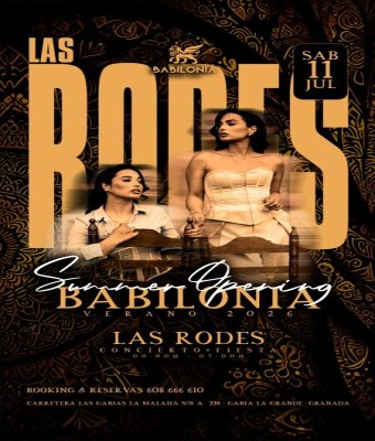 BABILONIA - LAS RODES - 11 JULIO en Granada