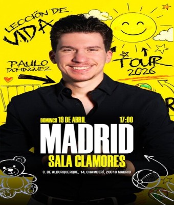 Paulo Domínguez en Madrid - Lección de Vida (Gira 2026)