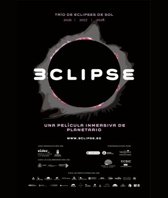 Trío de eclipses de sol - Pase de planetario Big History en Valencia/València