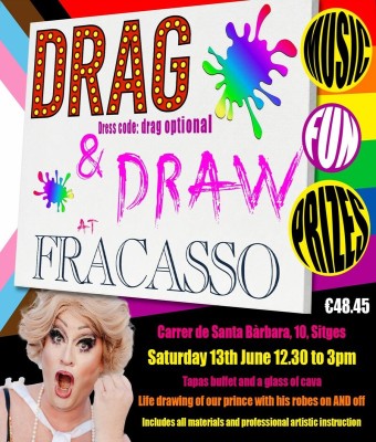 Drag & Draw: Special life drawing for Sitges Pride en Barcelona