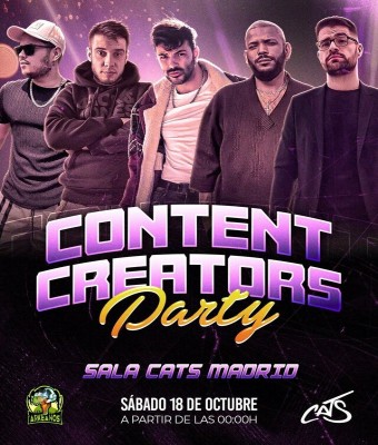 CONTENT CREATORS PARTY en Madrid