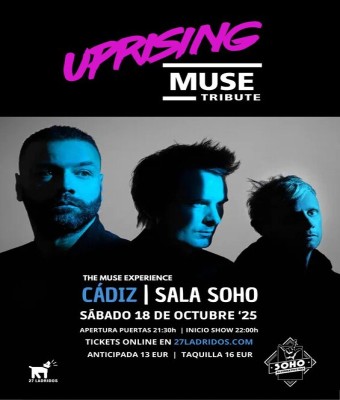 UPRISING MUSE TRIBUTE EN CÁDIZ en SOHO Alternative Bar