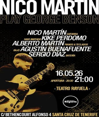 NICO MARTÍN PLAY GEORGE BENSON, en el Café Teatro Rayuela en Santa Cruz de Tenerife