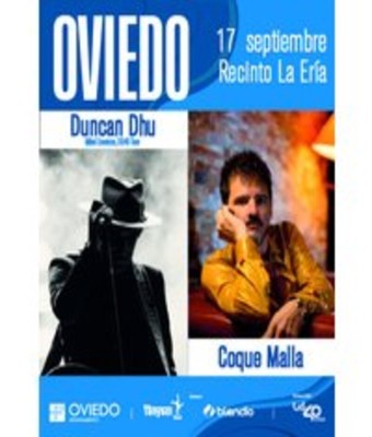 Duncan Dhu y Coque Malla en Asturias