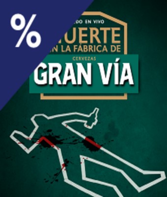 Cluedo en vivo: Muerte en la fábrica de Gran Vía en MADRID