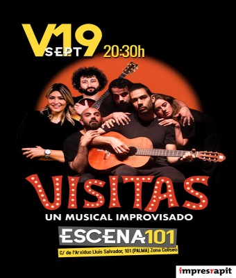 Impro Visitas, un musical improvisado, en Escena 101 en Balears, Illes