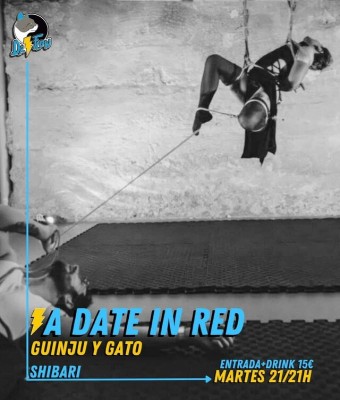 A date in red - Shibari show en Barcelona