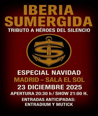 Iberia Sumergida Concierto Especial Navidad Sala El Sol - Madrid