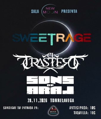 Sweet rage + El trastero +Sons Of Aral torrelavega 21:30 en Cantabria