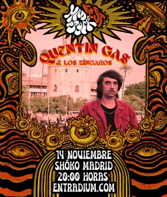 Quentin Gas y Los Zingaros en Shoko Madrid
