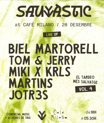 Sauvàstic 20/12 at Café Milano - GALA DE TARDE en Balears, Illes