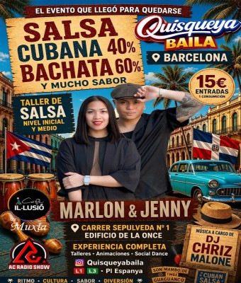 QUISQUEYA BAILA 23 MAYO en Barcelona