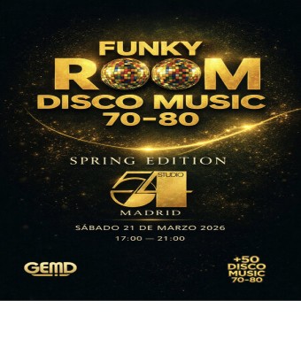 FUNKY ROOM DISCO MUSIC 70-80 SPRING EDITION en Madrid