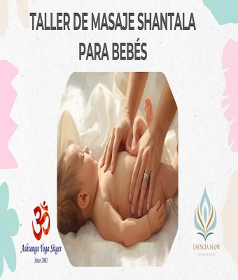Masaje Shantala para bebés en Sitges