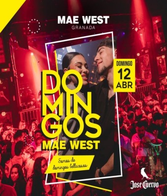 Discoteca Mae West Granada - Domingos 12 Abril