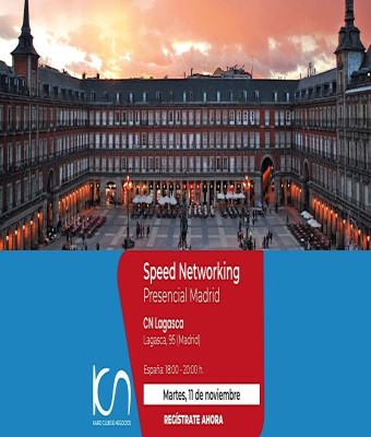 Speed Networking Presencial Madrid - 11 de noviembre en CN Centro de Negocios Lagasca