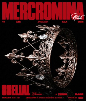 MERCROMINA CLUB x 8BELIAL + VIRTUAL FLAVOR en Zaragoza