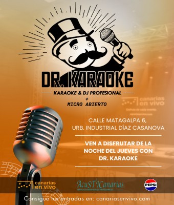 Dr. Karaoke en Canarias en Vivo en Palmas, Las