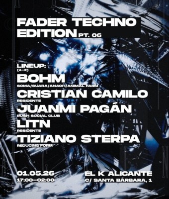 Fader Techno edition PT.6 en Alicante