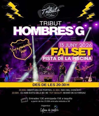 Voy a Pasarmelo Bien - Tribut a Hombres G Falset en Tarragona