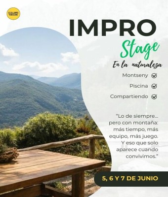 Stage de impro en la Naturaleza - 2026 en Barcelona
