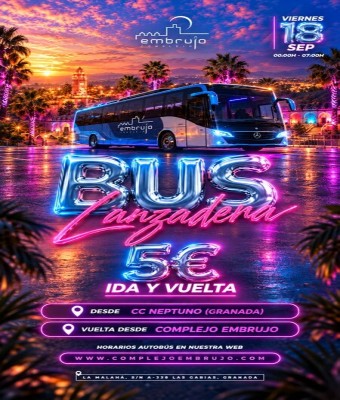 AUTOBÚS WELCOME UNIVERSITY - VIERNES 18 SEPTIEMBRE 2026 en Granada