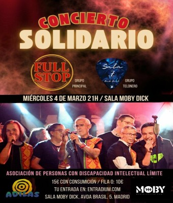 Concierto solidario Adilas en Madrid