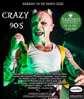 -TARDEO- CRAZY 90s  en Barcelona