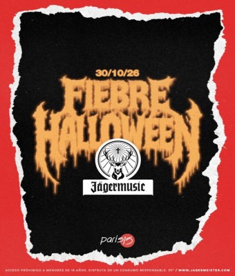 FIEBRE HALLOWEEN XL EN PARIS 15 30/10 en Málaga