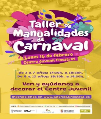TALLER DE CARNESTOLTES en Alicante