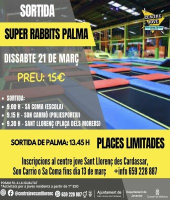 Sortida al Super Rabbit en Balears, Illes
