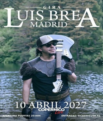 LUIS BREA MADRID SALA COPERNICO GIRA CON BANDA