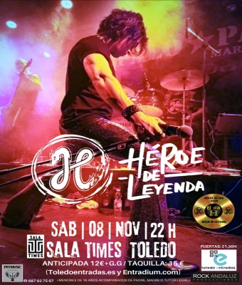 HÉROE DE LEYENDA - Tributo a Héroes del Silencio en Toledo