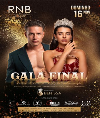 GALA FINAL MISS & MISTER RNB ALICANTE - EDICIÓN 2025 en Alicante/Alacant