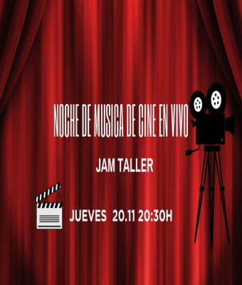 Jam Taller Noche de Musica de Cine en vivo en Vilanova i la Geltrú