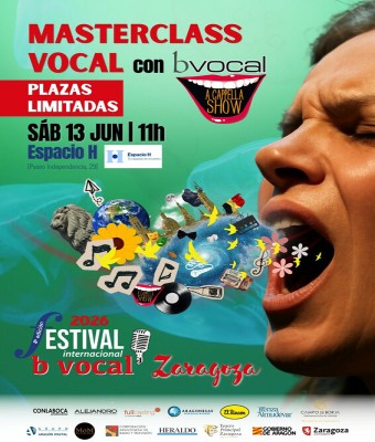 Masterclass vocal con B VOCAL en Zaragoza - PLAZAS LIMITADAS