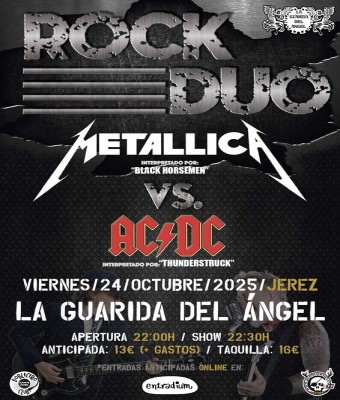 ROCK DUO - Metallica Vs. AC/DC (Jerez de la Frontera) en Cádiz
