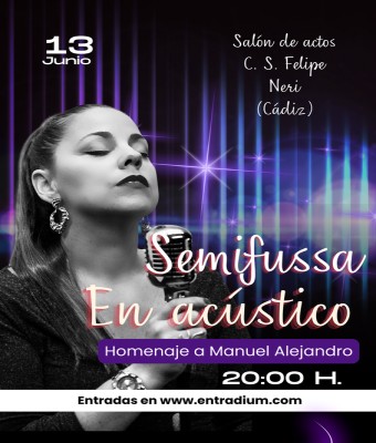 Semifussa en acústico (homenaje a Manuel Alejandro) en Cádiz