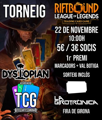 Torneig Riftbound amb Dystopian Hobbies -  Girotronica 2025 en Girona
