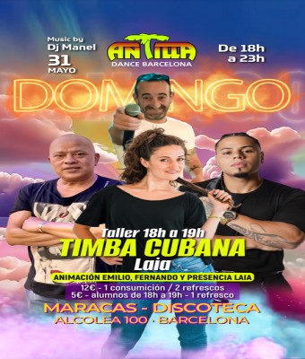 ANTILLA SALSA BARCELONA - DOMINGO 31 MAY26