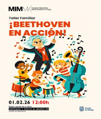Taller familiar: ¡Beethoven en acción! en Málaga
