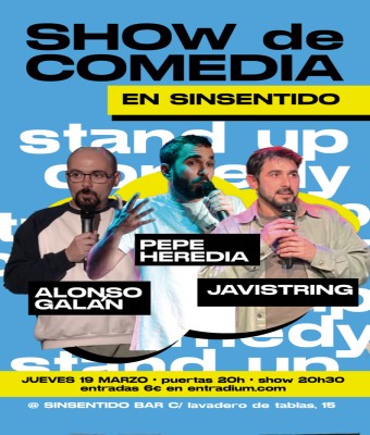 NOCHE DE COMEDIA EN SINSENTIDO en Granada