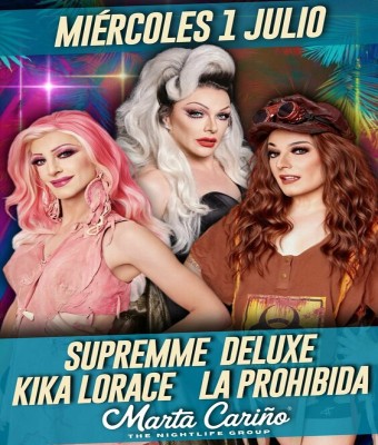 SUPREMME DE LUXE, LA PROHIBIDA Y KIKA LORACE - MADRID