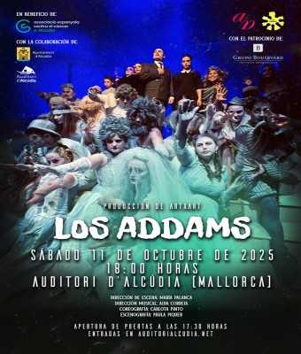 Los Addams el Musical   Evento Solidario a favor de la AECC Junta Local d'Alcúdia en Balears, Illes